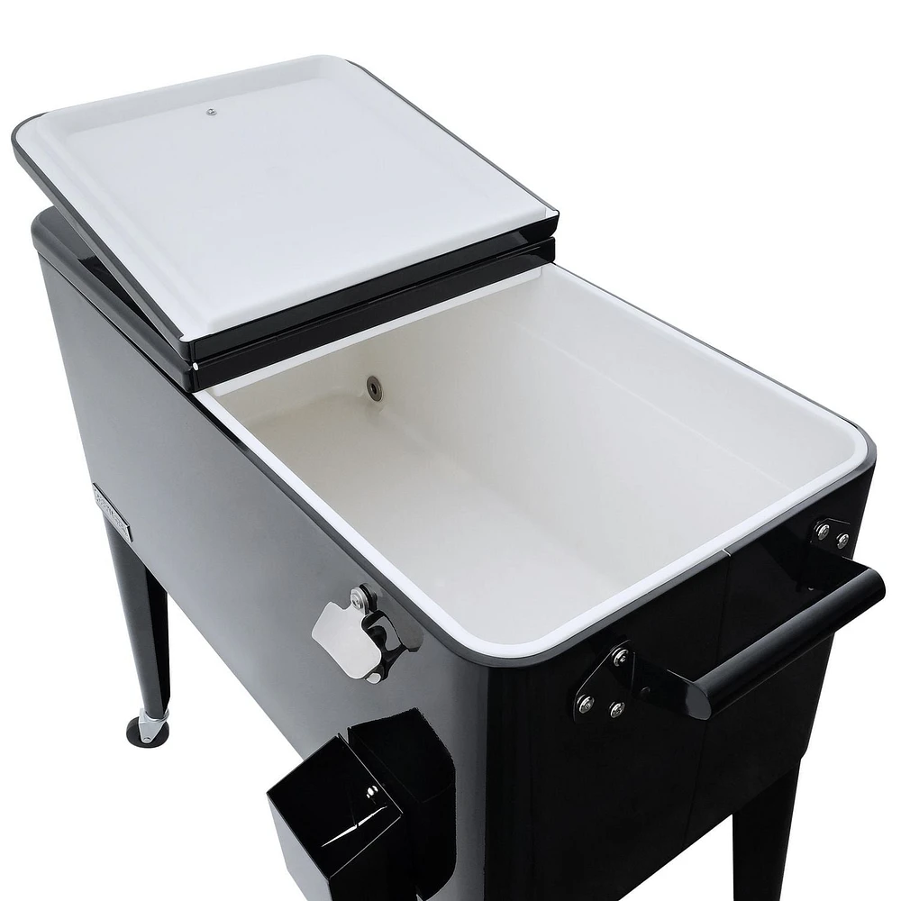 Permasteel Refroidisseur de Patio 80QT - Noire