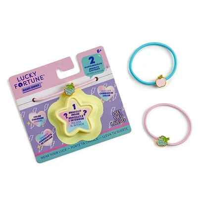 Lucky Fortune Série magique - Bracelet élastique de couleur changeante – Paquet de 2 6 ans et plus!