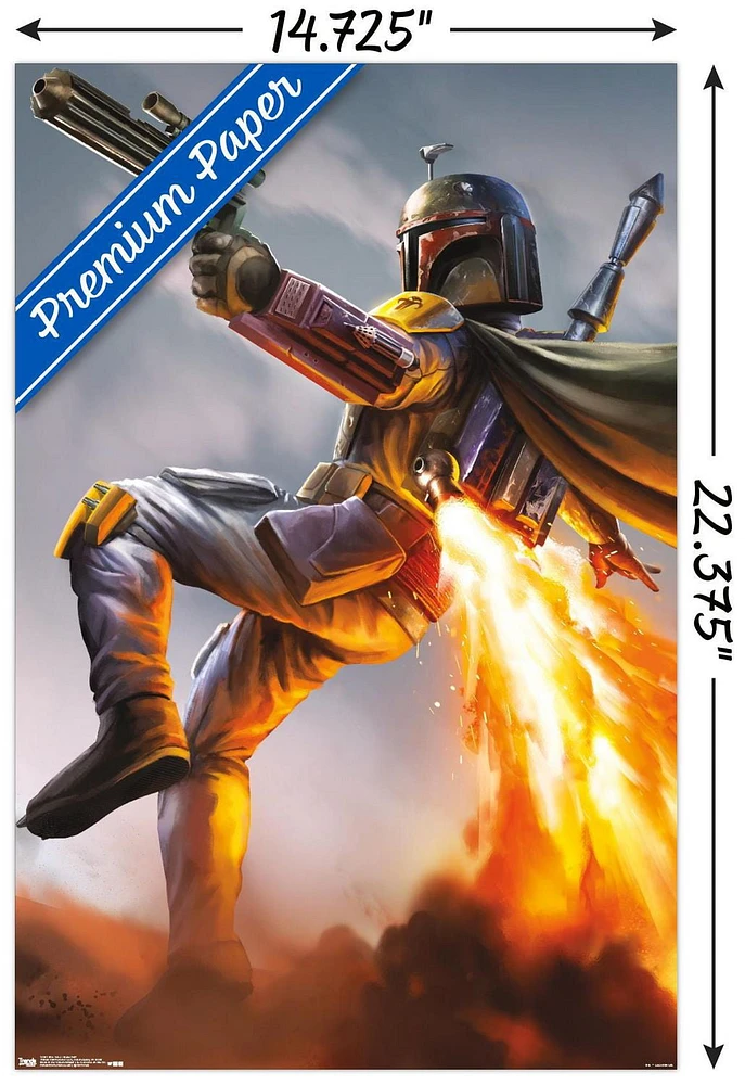 Star Wars: Saga - Boba Fett Wall Poster, 22.375" x 34"