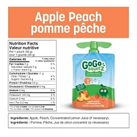 GoGo squeeZ Fruit Sauce Variety Pack, Mango Guava, Peach, Blueberry, No Sugar Added. 90g per pouch, Pack of 20, 1.8kg