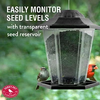 Perky-Pet 1.5 lb Carriage Bird Feeder, Holds up to 1.5 lb of seed