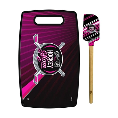 LARGE CUTTING BOARD NHL HOCKEY MOM