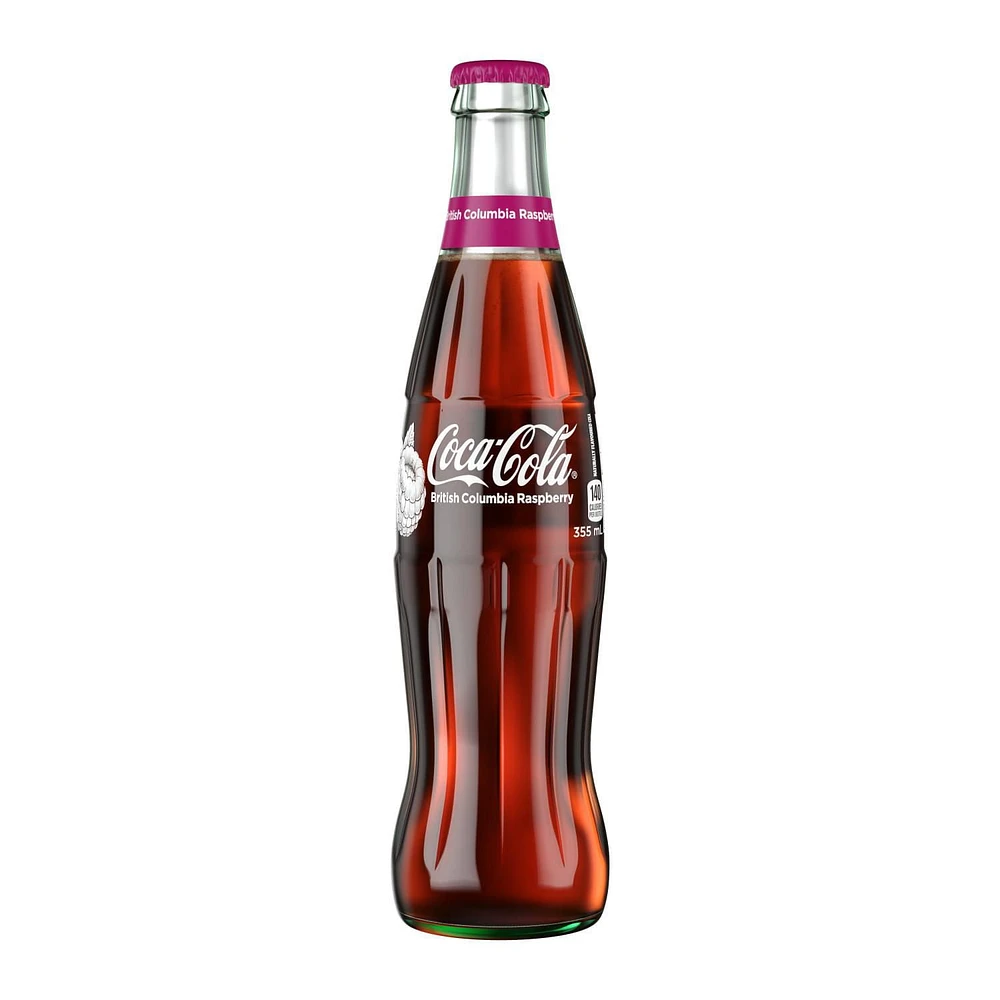 Coca-Cola Origins, British Columbia Raspberry  4x355mL, 4 x 355