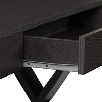 CorLiving Folio Rich Brown Cross Leg Farmhouse Desk