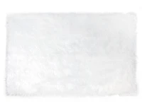 Mainstays Kids Faux Fur Rug White - 30 Inch x 45 Inch, Soft Plush Faux Fur Area Rug