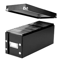Snap-N-Store CD Storage Box - Black