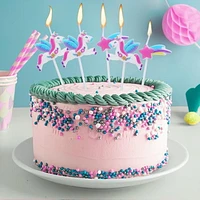 Bougies pioche licorne Bougies licorne