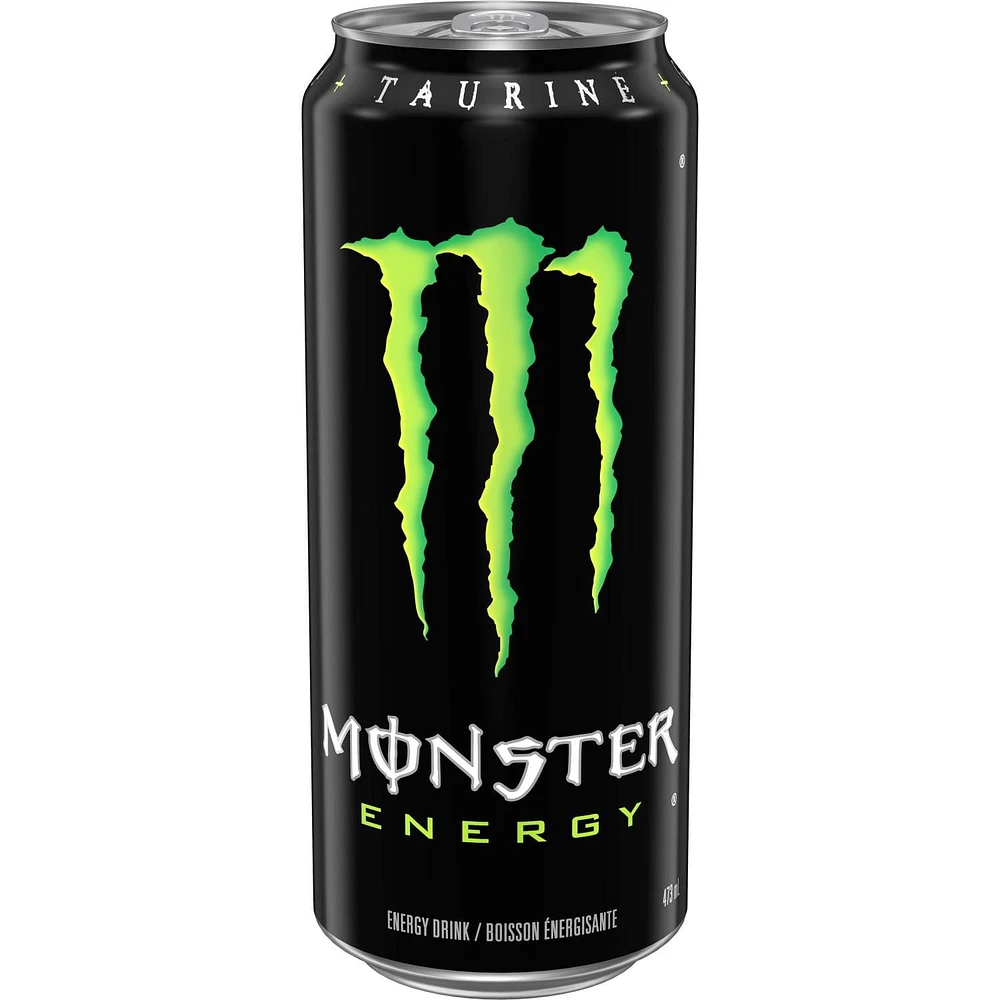 MONSTER ENERGY Green, canette de 473 mL 473 mL