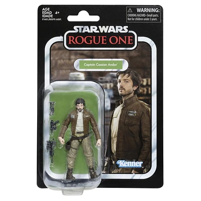 Star Wars - Collection Vintage - Figurine du capitaine Cassian Andor de 9,5 cm