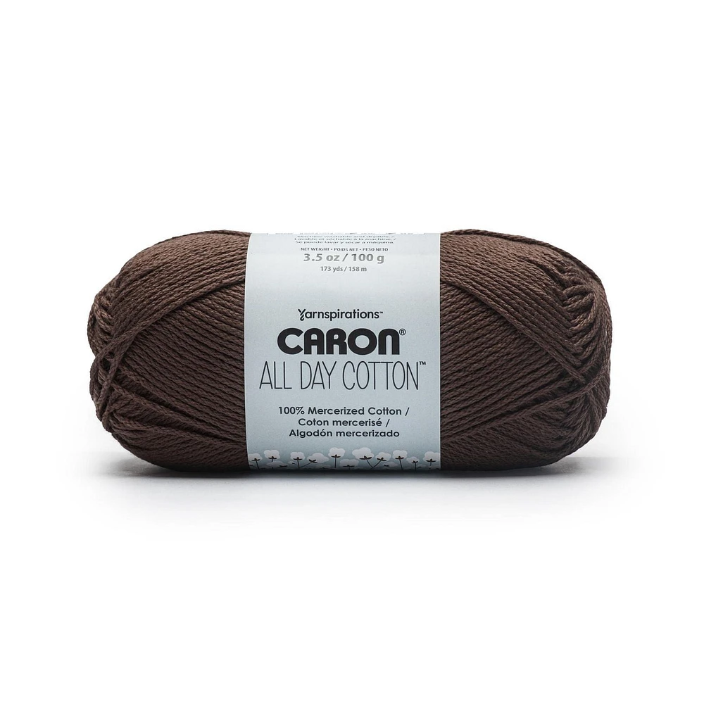 Caron® All Day Cotton™ #4 Moyen Coton Fil, 3.5oz/100g 173 Yards