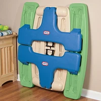 Little Tikes Easy Store Picnic Table with Umbrella - Blue\Green