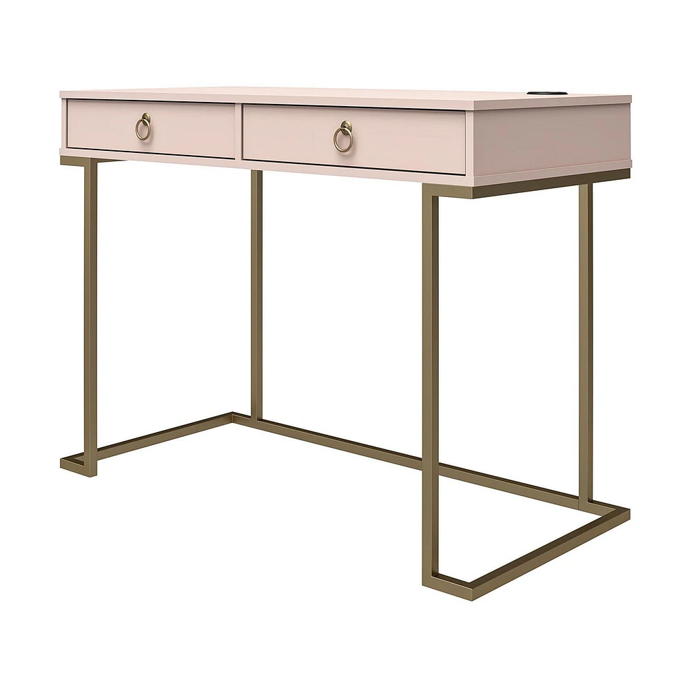Bureau de travail Camila, Rose