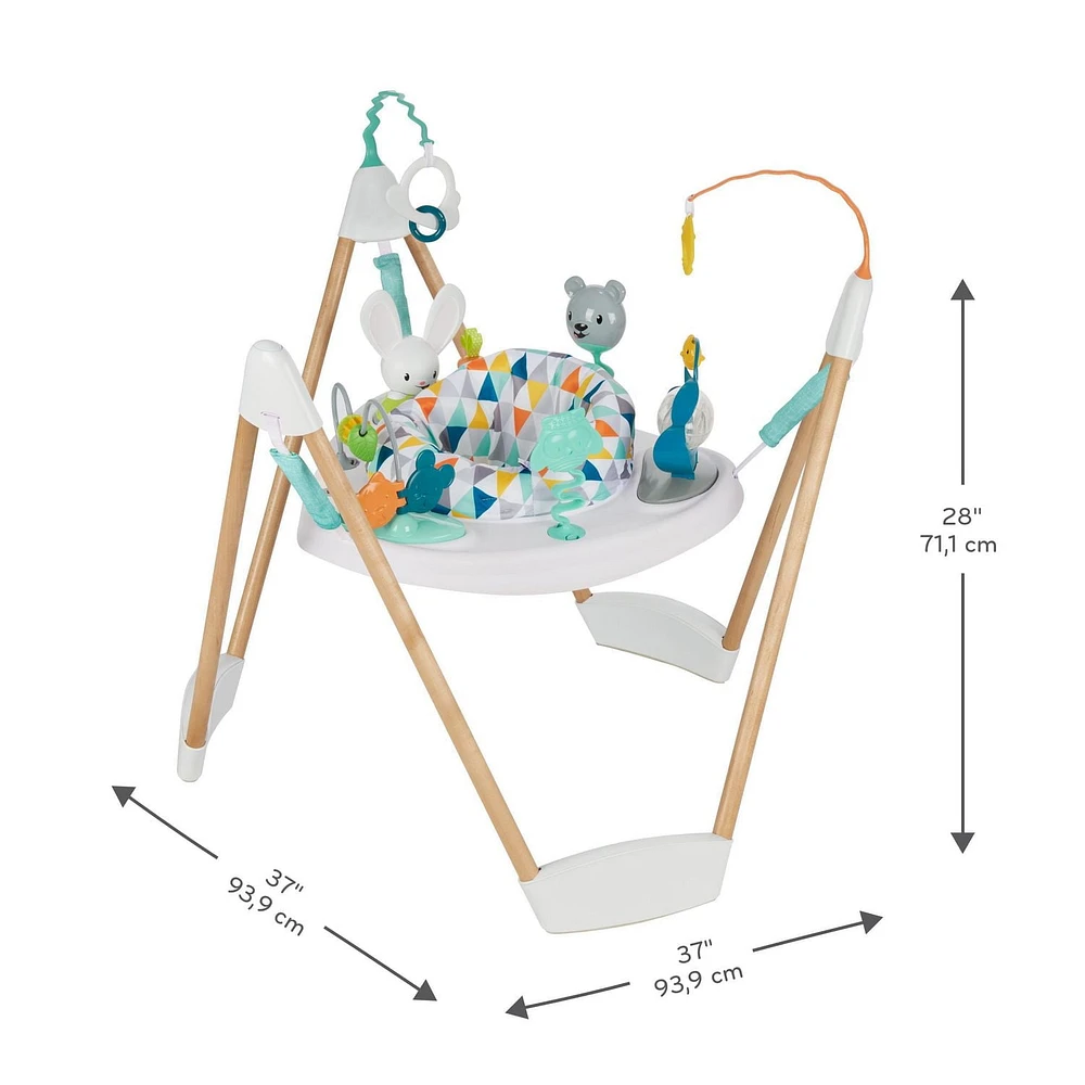 Sautoir sur un cadre ExerSaucer Woodland Wonder