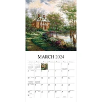 Hopper Studios Bygone Days 2024 12x24 Inch Square Wall Calendar, 9781773727967