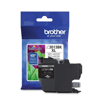 Brother LC3013BKS Cartouche d'encre noire, à très haut rendement Cartouche d’encre noire à haut rendement authentique LC3013BKS de Brother