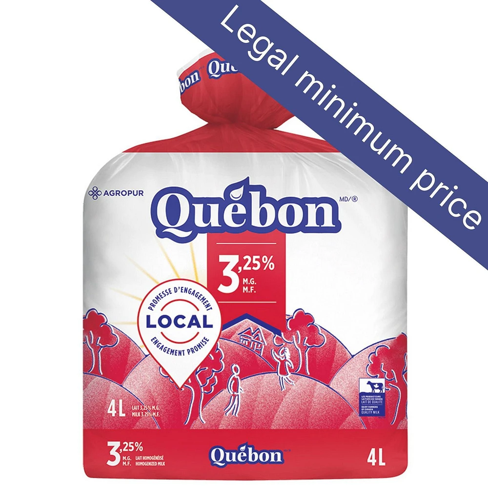 Québon 3.25% Milk, 4 L