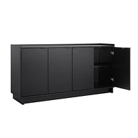 Prepac Buffet 4 portes Simply Modern Blanc