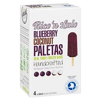 Rico N Lalo Paletas Myrtille De Noix De Coco