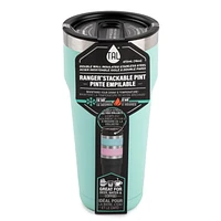TAL Stainless Steel Stackable Pint Tumbler 16 fl oz, Tumbler