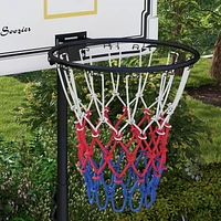 Soozier Cerceau de basket-ball d'extérieur avec roues, hauteur réglable de 6 à 7 pieds