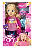 Love, Diana - Poupée Diana Robe de Princesse / Superhéro de 13"