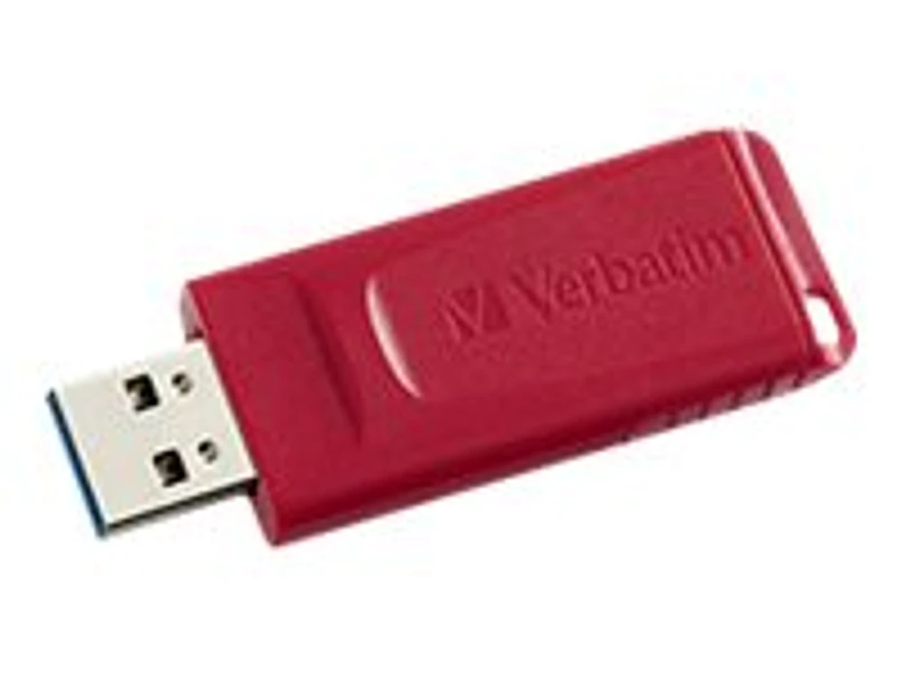 VERBATIM 8GB Store 'n' Go USB Flash Drive - 3pk - Red, Green, Blue