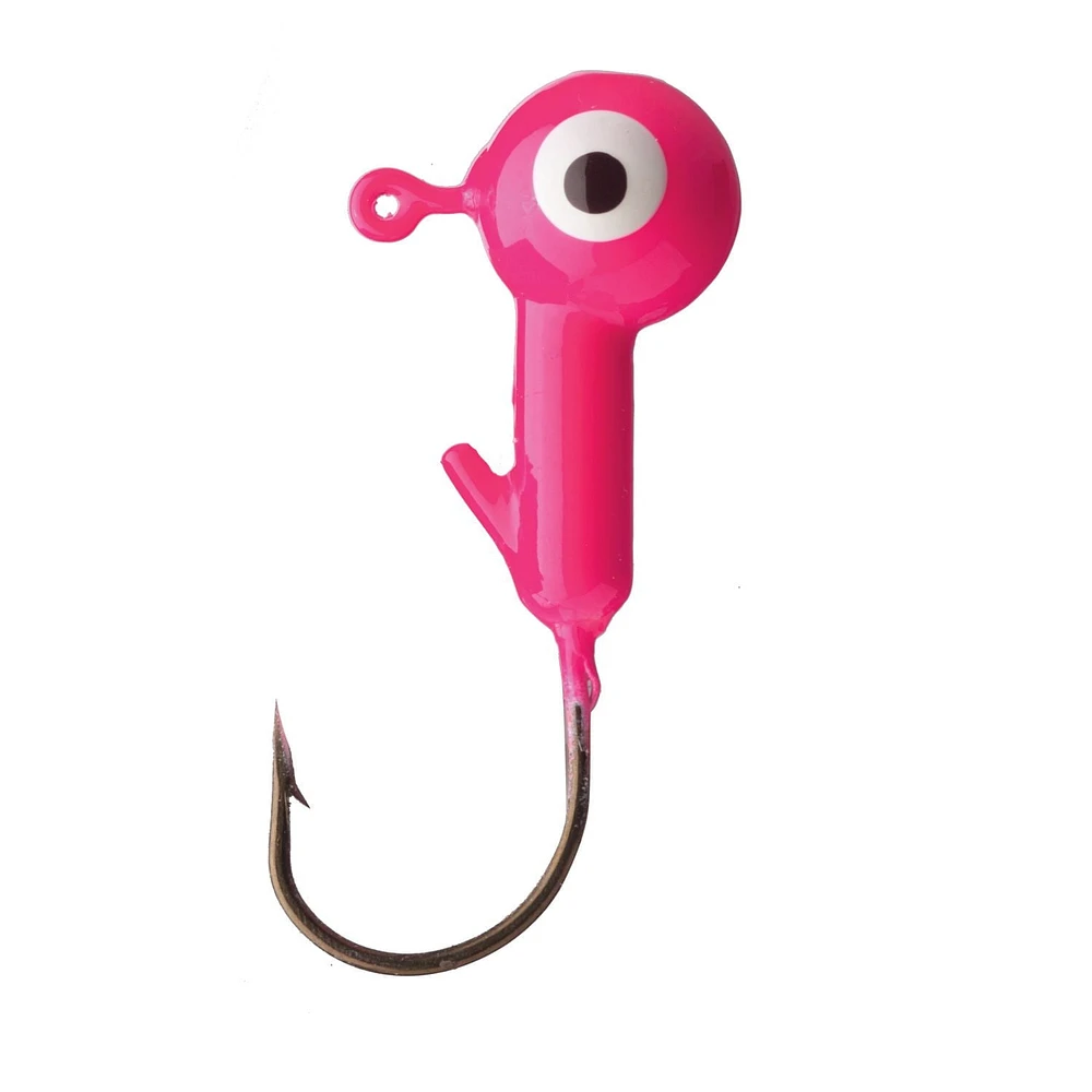 Jig à tête sphérique Eagle Claw WBH14-13, 1/4 oz, 10 pk, rose