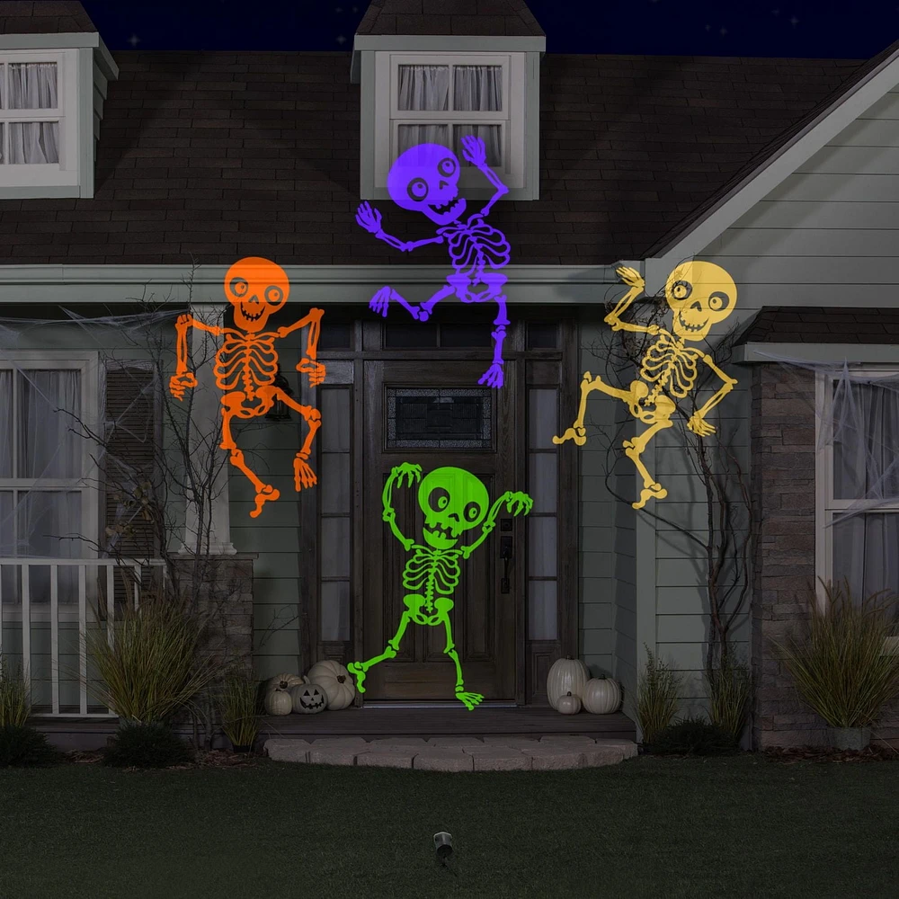 Projection de lumière Whirl a Motion Happy Skeletons (GYPlO)