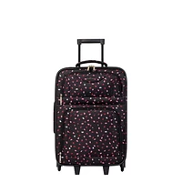JT 4PC SET AST, 4 Piece Suitcase Set: 25 Inch Luggage, Carry On Suitcase, Tote Bag & Toiletry Kit