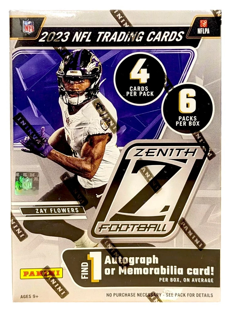2023 Panini Zenith Football Blaster Box Trading Cards