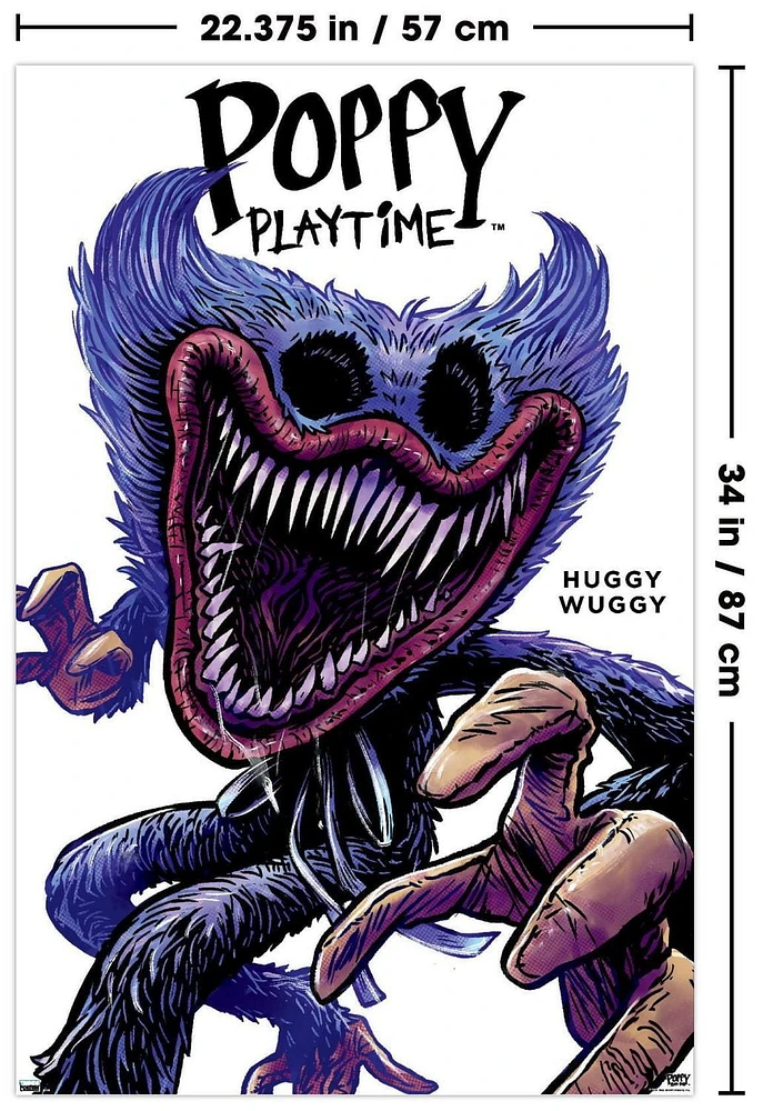 Poppy Playtime - Huggy Wuggy Feature Series Wall Poster, 22.375" x 34"