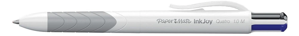 Paper Mate InkJoy Quatro Retractable Medium Point Assorted Ballpoint Pens, 3 Pack