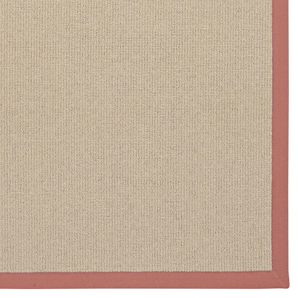 Athena Natural & Burnt Orange 5' x 8' Area Rug