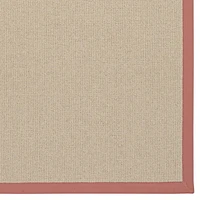 Athena Natural & Burnt Orange 5' x 8' Area Rug