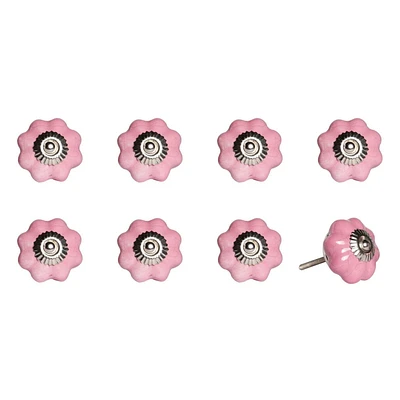 KNOB-IT VINTAGE HANDPAINTED CERAMIC KNOBS (8 Pack) K000001