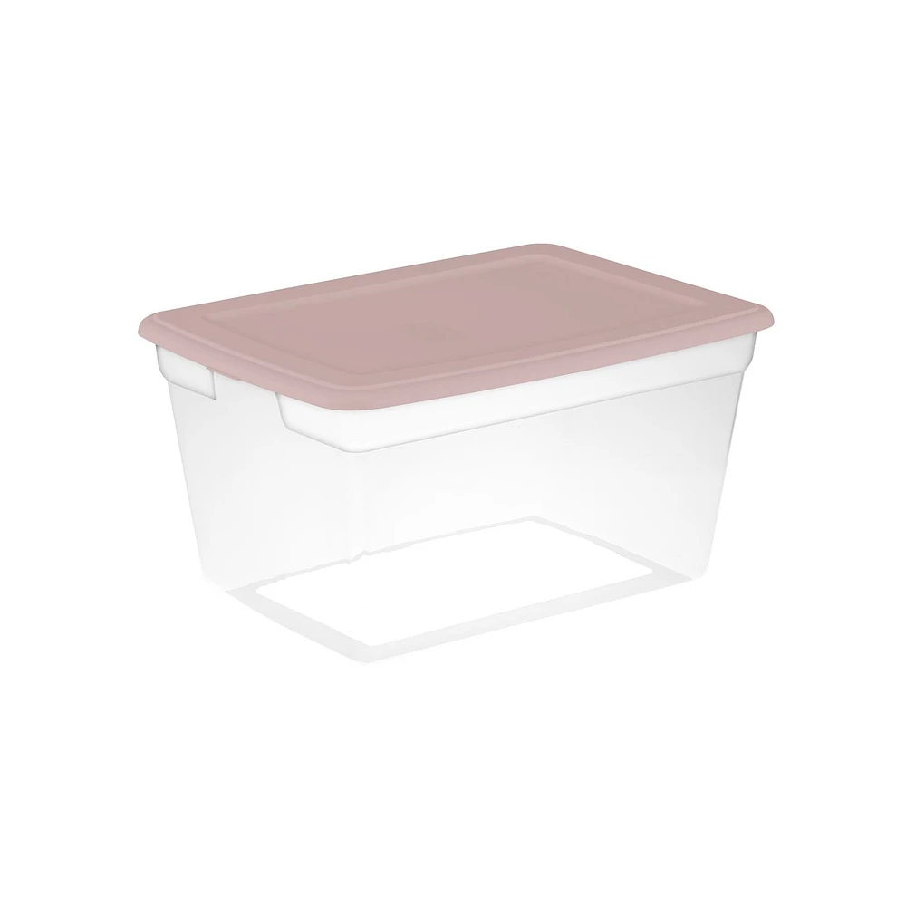 Sterilite 55 L Storage Box - Pink