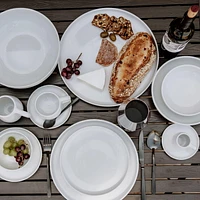 Mesa Ceramics Uno Assiette plate en grès 28 cm Ensemble de 4