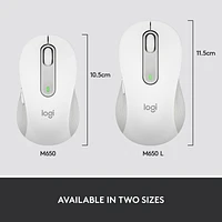 Logitech Signature M650 Wireless Mouse - For Small to Medium Sized Hands, Graphite