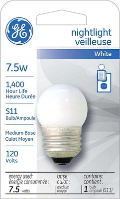 Veilleuse blanc doux 7.5 W de General Electric