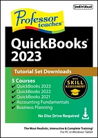 Le Professeur Enseigne l'Ensemble de Didacticiels QuickBooks 2023 [Code Numérique]