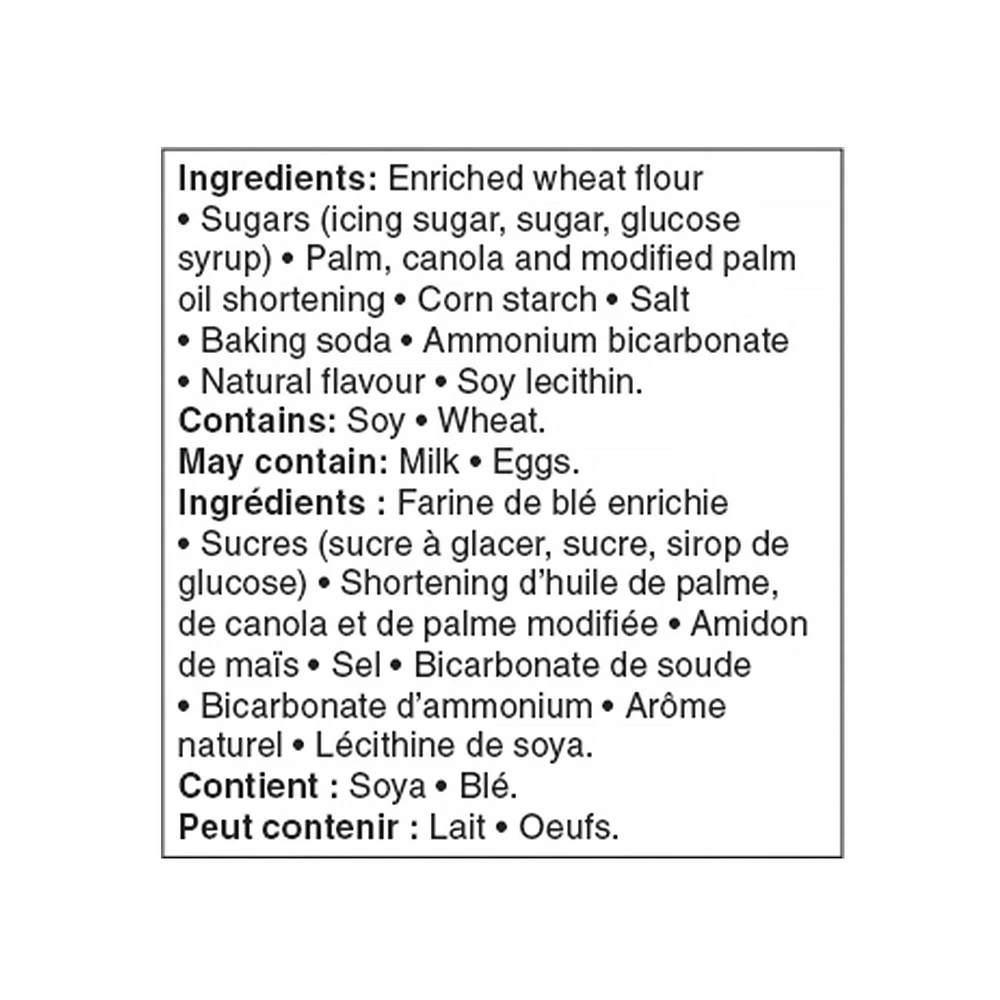 Biscuits sandwichs crème à la vanille Great Value 907 g