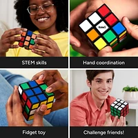 Rubik's Cube, Squish Cube, jeu à manipuler, résolution de problèmes, casse-tête difficile, jouet sensoriel doux, soulagement du stress pour adultes et enfants à partir de 8 ans Rubik's Jeux de société