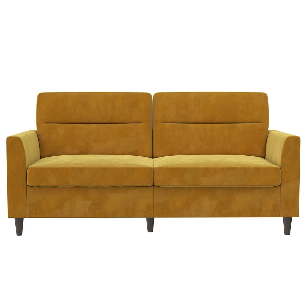 Novogratz Concord Sofa, jaune moutarde