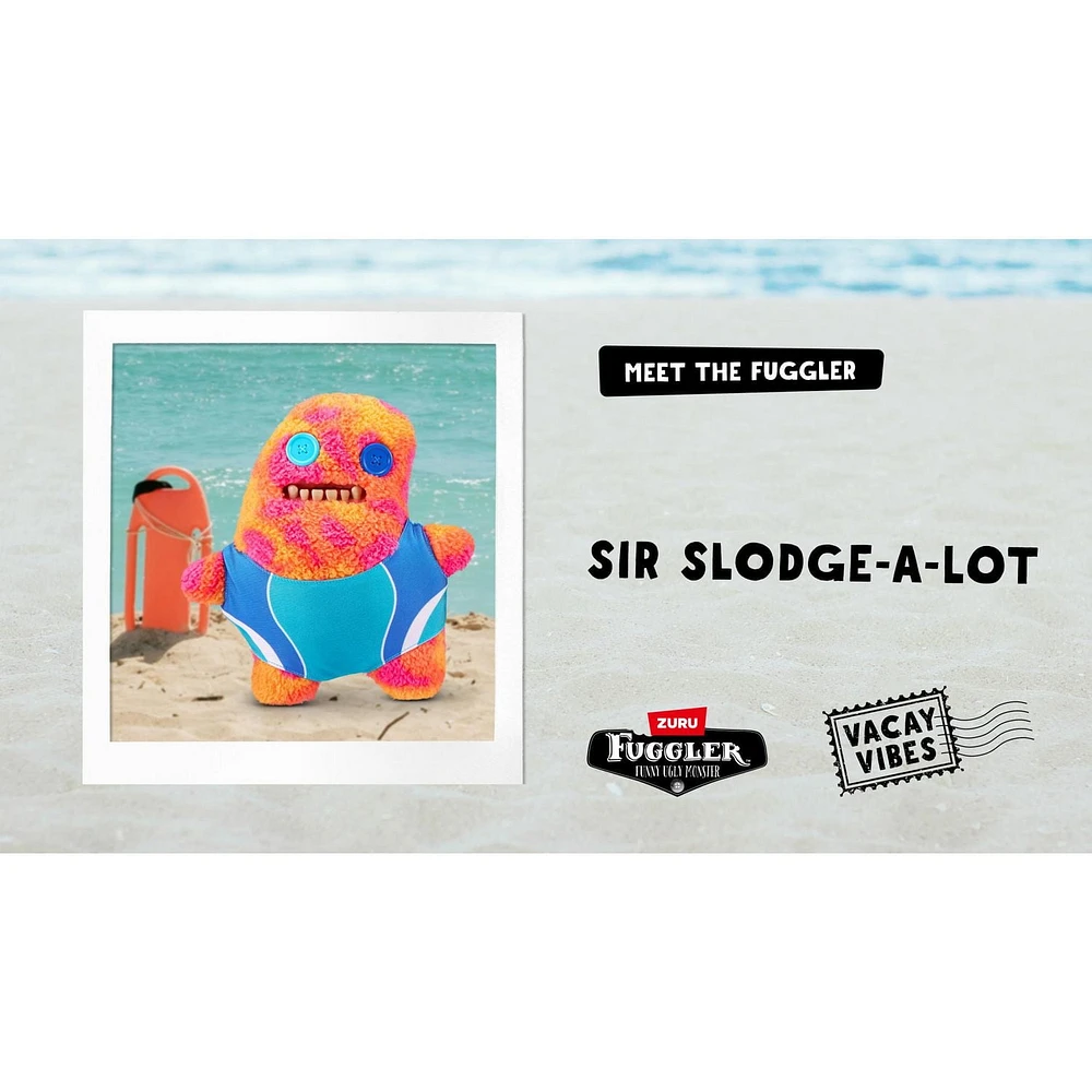 Fuggler Vacay Vibes 9 inch (Sir Splodge A Lot), Funny Ugly Monster Soft Plush Collectible Toy by ZURU