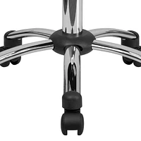 Tabouret médical ergonomique avec Base chromée