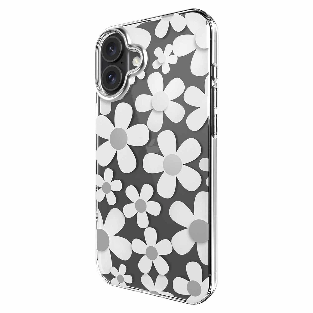 SwitchEasy Étui Fleur 3D Blanc pour iPhone 16