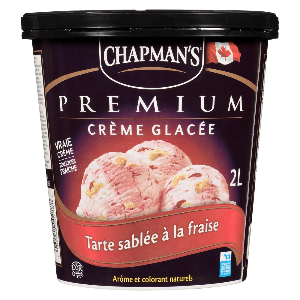 Chapman's Premium Strawberry Shortcake Ice Cream, 2L