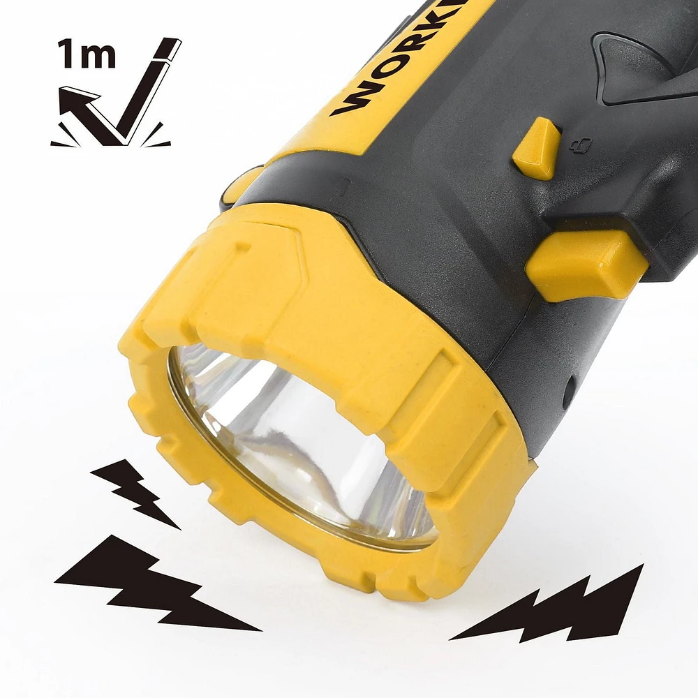 WorPro Projecteur LED rechargeable au lithium-ion de 300 lumens Lampe de travail