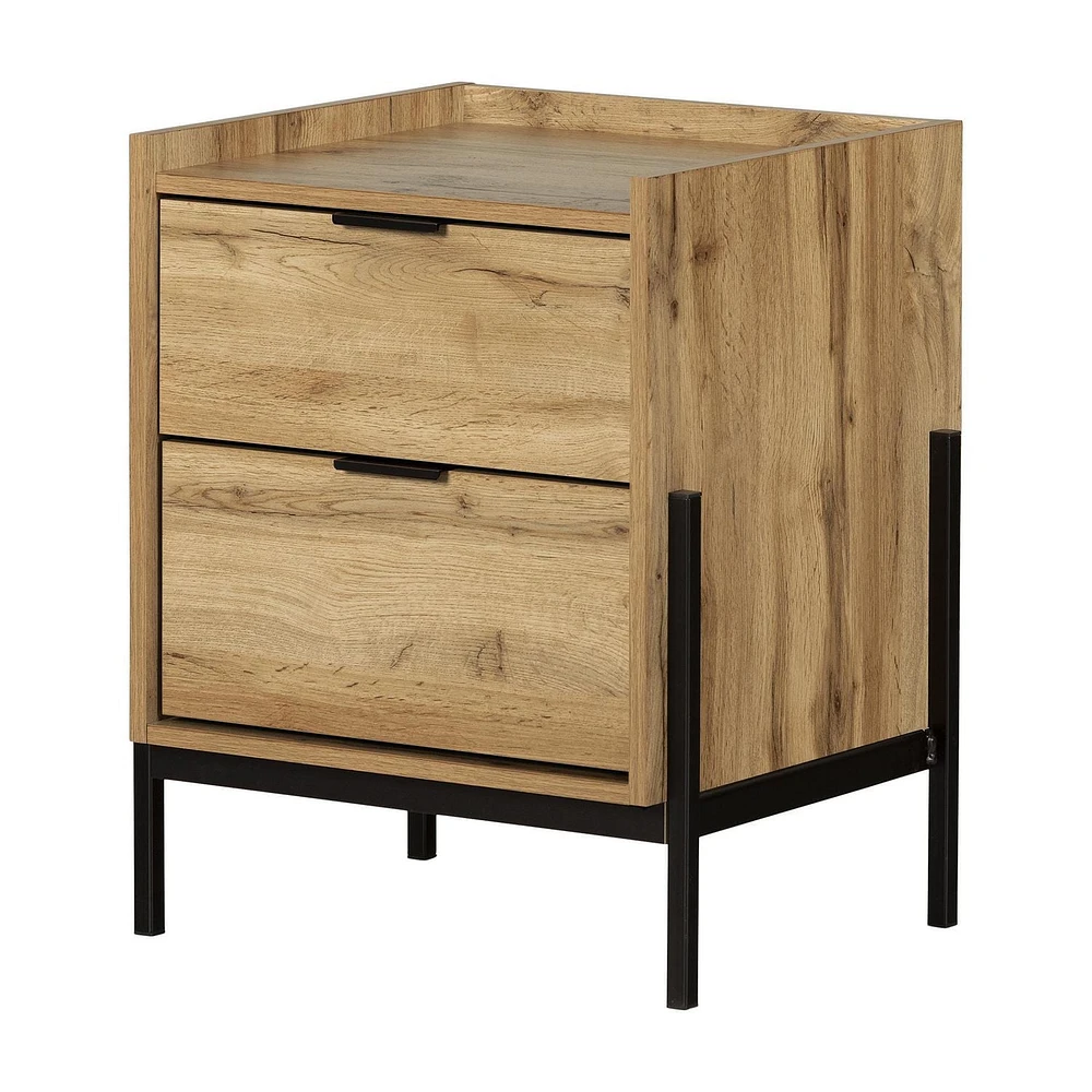 2-Drawer End Table from the collection Mezzy South Shore