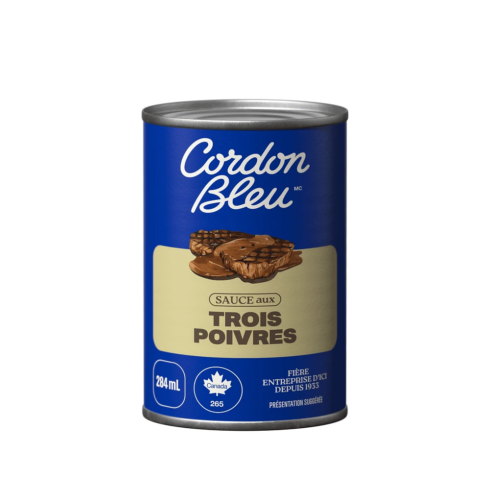 Cordon Bleu 3 Peppercorn Sauce, 284 mL